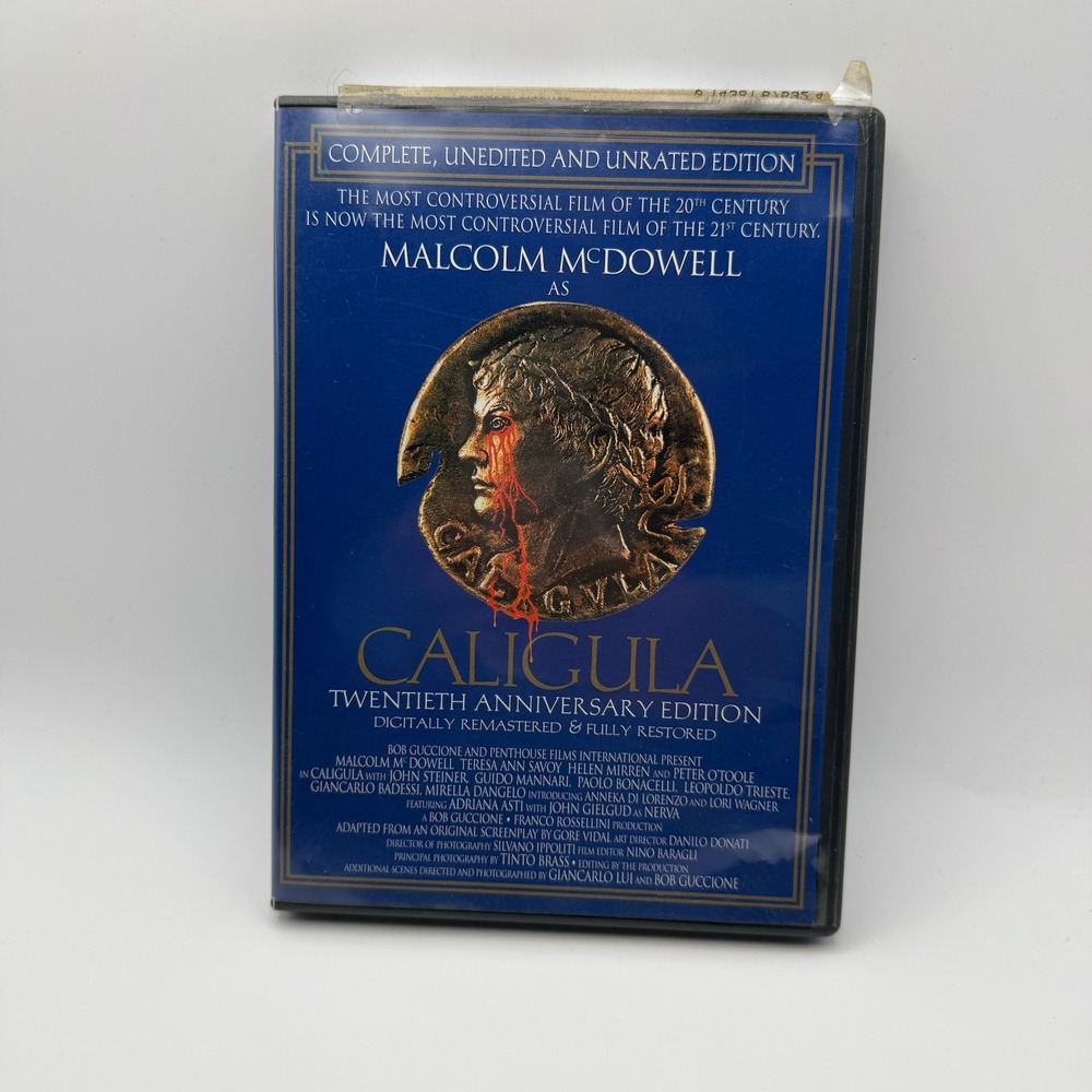 Caligula DVD 20thAnniversary Edition Unrated Unedited Malcolm McDowell Penthouse